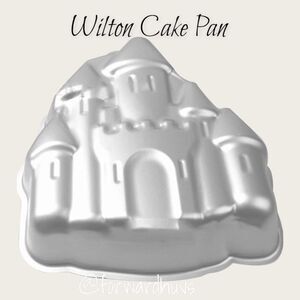 Wilton Castle Cake Pan Aluminum Princess Fortress Mold 2002